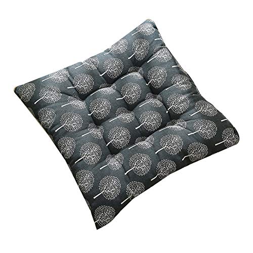 XDKS Cojines de asiento para silla, cojín de asiento para silla de jardín, cojín de respaldo bajo (30 x 30 cm, árbol de la fortuna)