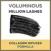 LOreal-Paris-Makeup-Voluminous-Million-Lashes-Mascara-Black-1-Tube LâOreal Paris Makeup Voluminous Million Lashes Mascara, Volumizing Collagen Infused Eye Makeup, Amplifying Mascara Brush, Washable, Black, 0.32 Fl Oz., 1 Count