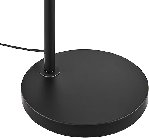 Miniatura 8 de Modway Element - Lámpara de pie de cristal transparente y metal, color negro