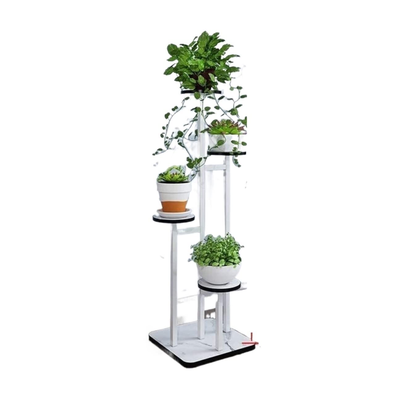 YYLMKMFC-AE Plant Shelves Flower Holder Simple Modern Flower Stand Floor Planter Holder Metal Stand For Home Indoor Outdoor(D,100cm)