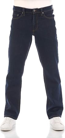 MUSTANG Big Sur w30-w40 - Pantalones vaqueros de corte regular para hombre,  algodón, color negro, azul, vaquero, negro y azul: Amazon.es: Ropa