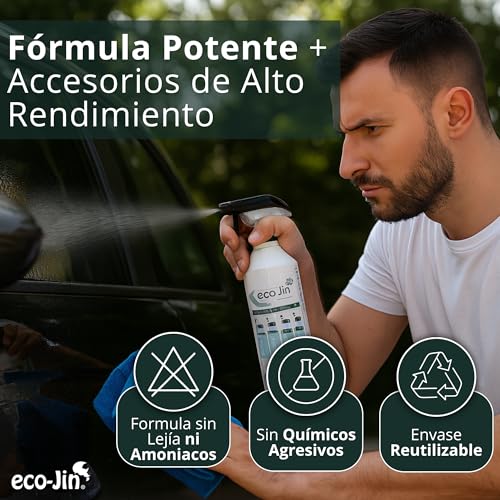 Eco-Jin Pack GLOW | Difusor | Fregona Optimus | Fregona Trapeadora | Bayeta Microfibra | Estropajo Con Esponja | Limpiador Multiusos - imagen 5