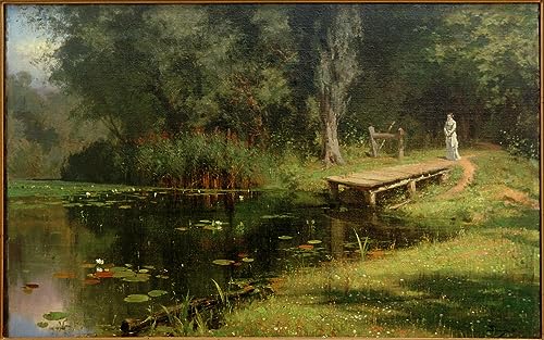 Affiches sur toile d'art impression premium Polenov peinture russe 50x70cm SERENDIPITP