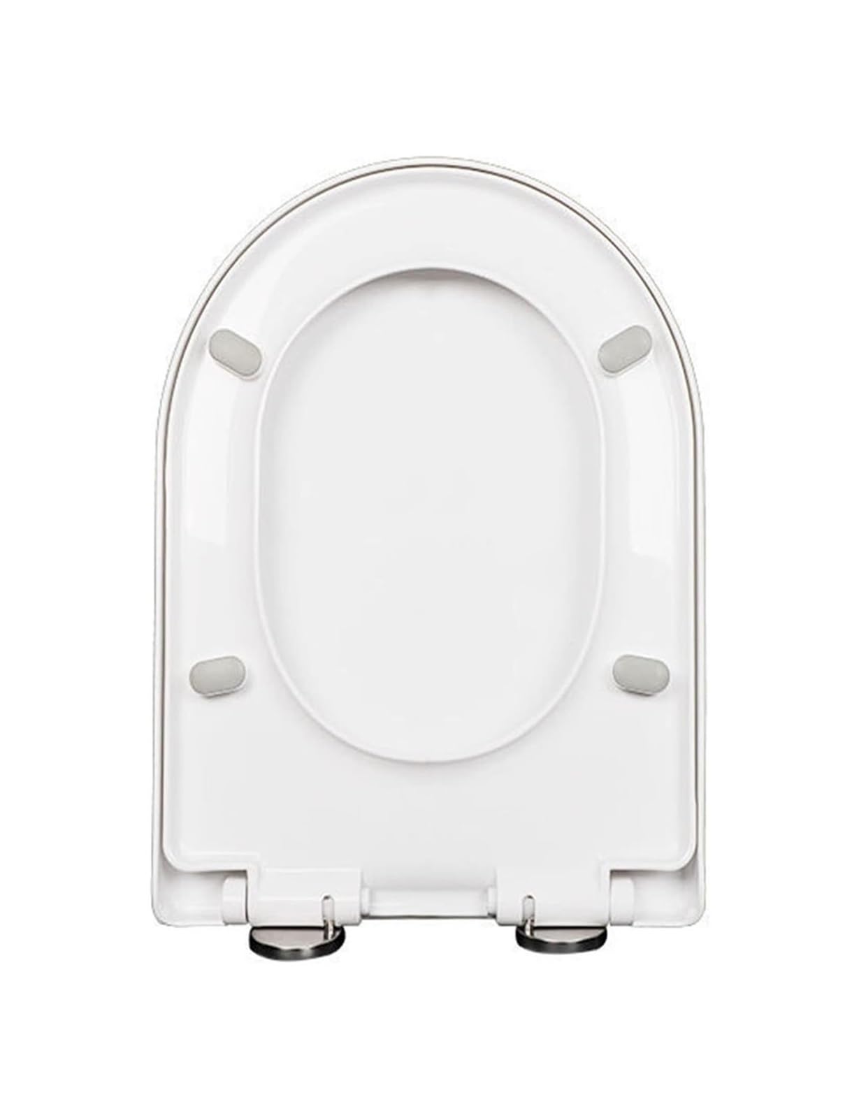 Eamrfvqt White Toilet Seat, Polypropylene Toilet Seat