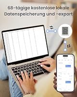 SwitchBot Thermometer Hygrometer Innen, Bluetooth Hygrometer Digital Temperatur Feuchtigkeit Sensor mit APP & Datenspeicherung, Taupunkt/VPD/Absolute Feuchtigkeitssensor 2 Packung – Ansicht 5
