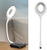 Sesle Kontrol 3 Renk Işık Modlu Akrobat USB LED Kitap Okuma Işığı, USB Gece Işığı Lambası, 20 LED, Sesle Kontrol Masası Işığı, Ses Komutları Açıklamada Mevcuttur [Enerji Sınıfı A]