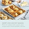 Chigcago Metallic Recyled Aluminum Small 9x13 Baking Sheet, Made With Recylced Aluminum, Perfect For Everyday Baking And Roasting Use