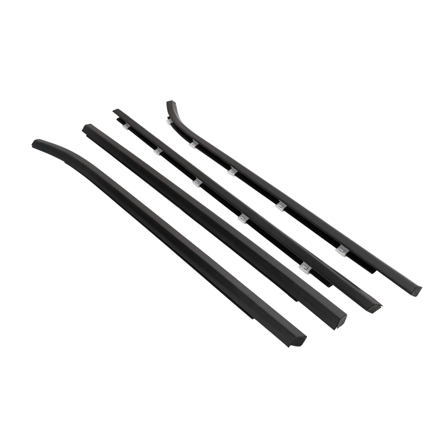 Dgoingpi One Color Fit For I30 2008-2011 Car Accessories 4Pcs Outside Door Weatherstrip Belt 822102L000