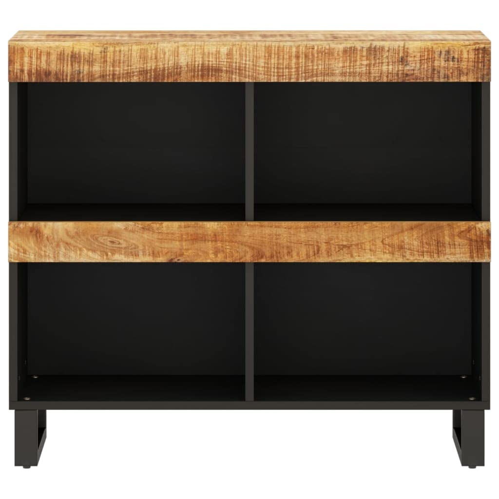 Gecheer Aparador, vintage, aparador de salón, buffet de cocina, mueble multiusos, librería industrial 85 x 33 x 75 cm, de madera maciza de mango