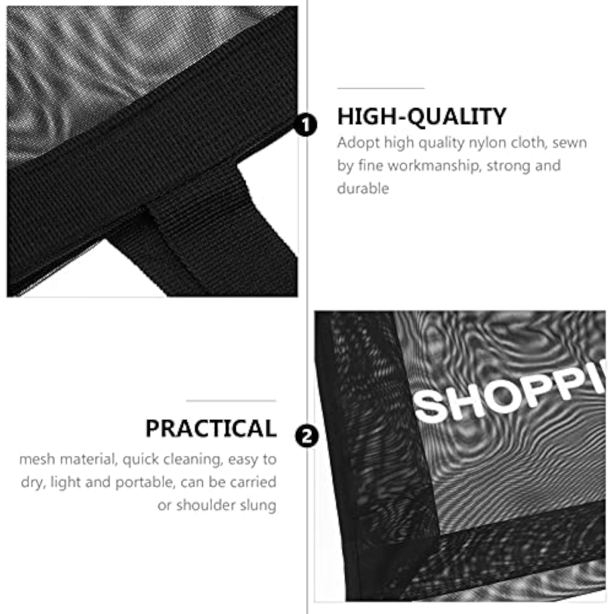 Lightweight Cargo Tote Bag, Durable Weekender Bag