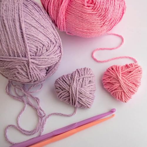 Image of All-in-One Crochet and Knitting Set with Multiple Needle Sizes, Hooks, Accessories, and Case - Ideal for Beginners and Advanced Crafters - Ergonomic Design & Easy to Use,multicolor (Plastic Crochet Hooks)