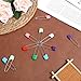 TIESOME 100 Pieces Diaper Pins, Diaper Safety Pin, 2.2 Inch Stainless Steel Diapers Pins for Cloth Diapers, with Plastic Safety Heads and Locking Closures, Colorful