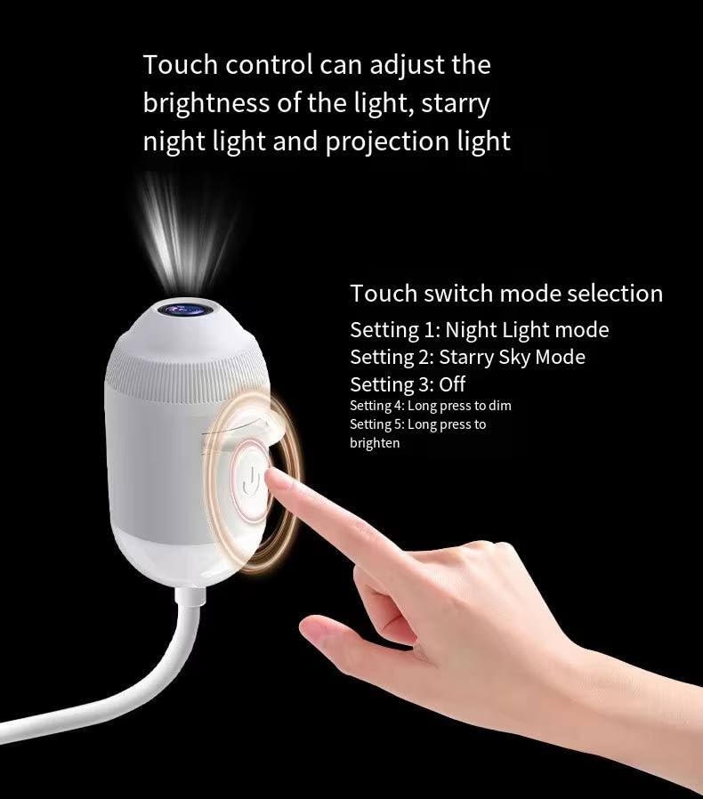 Generic 2-in-1 Galaxy Projector Night Light - Image 6