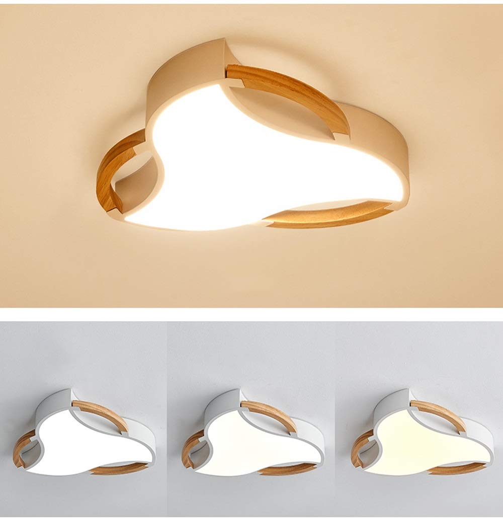 Lampa wisząca,Nowoczesna sztuka drewna kutego żelaza akrylowa lampa sufitowa oświetleniowa, nordycka kreatywna lampa sufitowa LED, europejski styl salon sypialnia gabinet lampa sufitowa