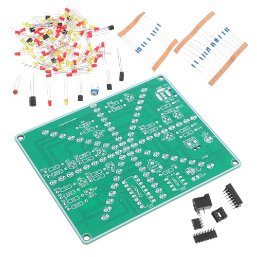 UKCOCO Kit De Práctica De Soldadura De Bricolaje Flujo De Velocidad LED Proyectos De Soldadura De Luz LED Módulo De Luz De Flujo De Agua Suministros De Circuito Electrónico De Bricolaje