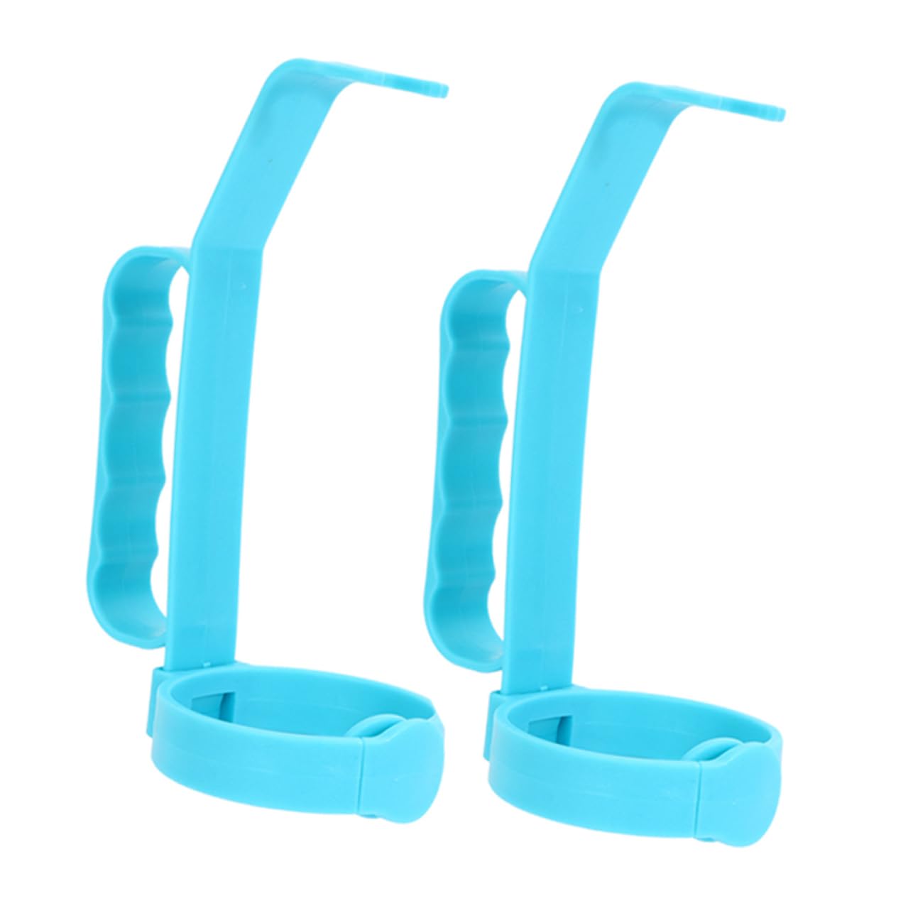 ASAKKURA 2pcs Beverage Bottle Grip Handle Ergonomic Drink Carrier for Soda Beverages Bright Color Design for Easy Identification Secure and Stable Hold for All Ages for Outdoor Use