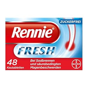 Rennie Fresh bei Sodbrennen 48 Kautabletten