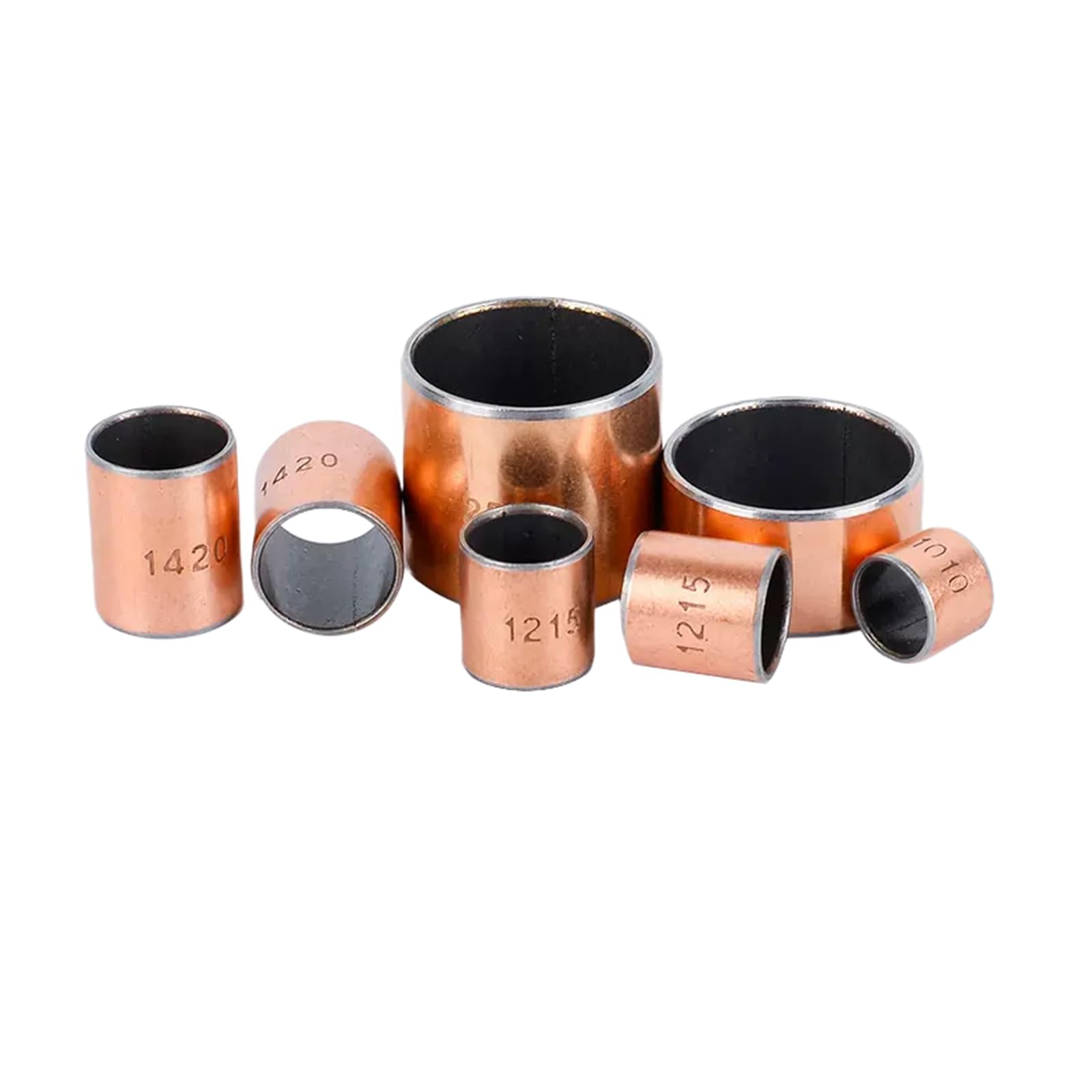 Stahlhülsenbuchse, ölfreie Buchsen, Gleitlager, Lagerbuchsen, 5 Stück 36 mm Innendurchmesser SF-1 Messing-Lagerbuchsen, Außendurchmesser 40 mm, Länge 35 mm, ölfreie, selbstschmierende Lager(36x40x20mm