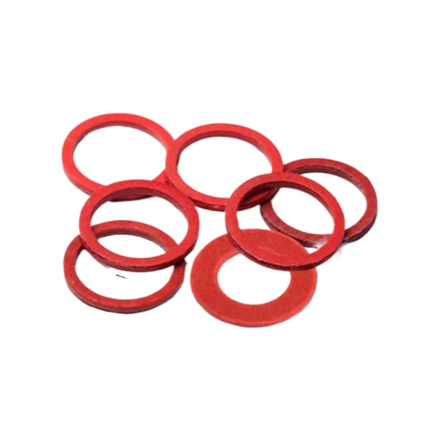 50/200pcs M2 M2.5 M3 M4 M5 M6 M8 M10 M12 M14 M16 Red Steel Paper Insulating Flat Washer Insulation Plain Gasket Pad Ring Spacer(50pcs M12x22x1.2mm)