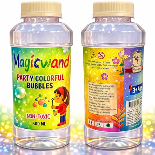 Image of Magicwand Bubble Gun Refill Liquid (500 ml)【Please Do Not Add Water,Use As Delivered】