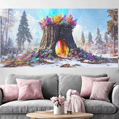 Diamond Painting Hiver 5D Grand Format Idée Cadeau Adulte