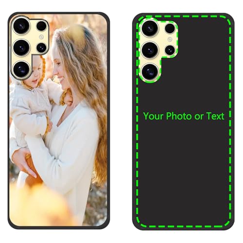 CAXKJE Black Coque Personnalisée pour Oukitel C61 Pro Silicone Case Housse Ultra-Fin Bumper,avec Votre Propre Photo Image Texte Nom Housse,Etui en Case Antichoc Cover