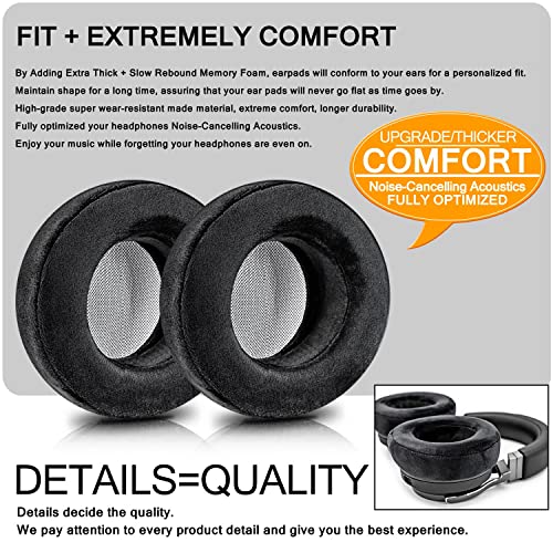 Almohadillas de terciopelo para auriculares Virtuoso RGB Wireless SE XT con anillo de montaje miniatura 6