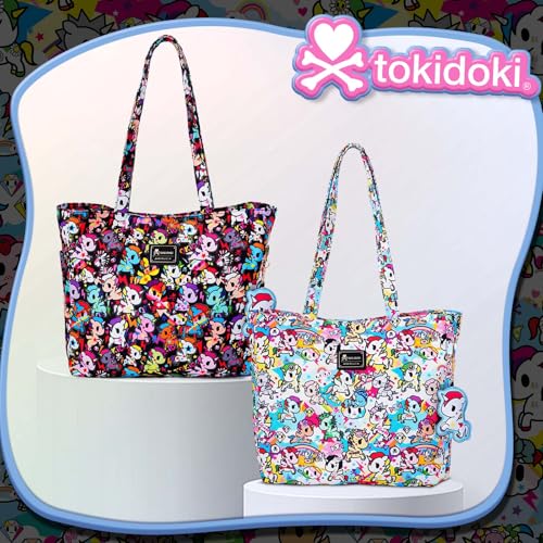 tokidoki Tote Bag with Unicorno Keychain, Large Handbag by tokidoki - Used condition - Image 6