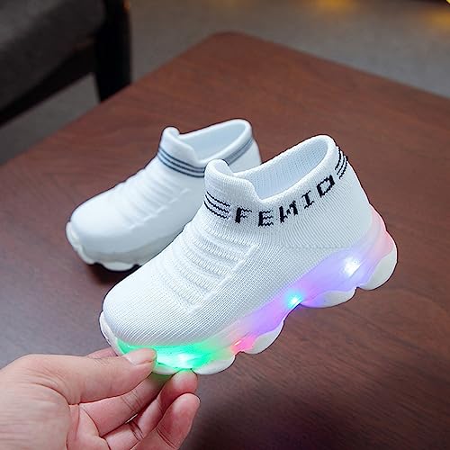 Boys Girls Knit Glitter Sneakers High Top Non Slip Running Walking Sparkle Sport Shoes Breathable Comfy Kids Sneakers4