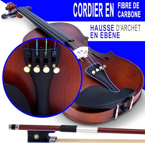 Violons à cordes robustes Pyle contre la casse pour écoles avec accessoires