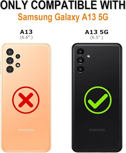 Miniatura 6 de Bonoma Funda compatible con Samsung Galaxy A13 5G, chapado en gráfico de letras de amor, funda elegante de lujo, protector de cámara de TPU suave