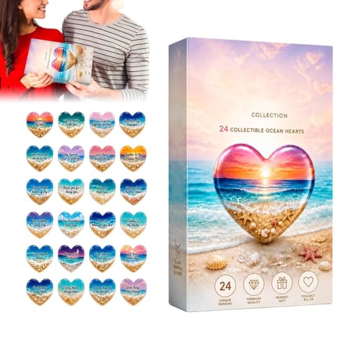 Abrazo de cristal de playa con temática de corazón para regalar a amigos 2