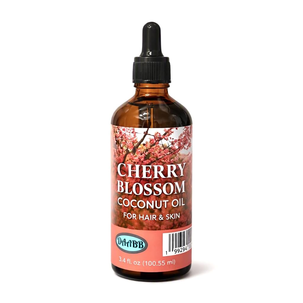 Japanese Cherry Blossom Body Oil. Hair, Skin and Nails Moisturizer. 3.4 Oz Travel Bottle. Muti-Use Oil For The Whole Family