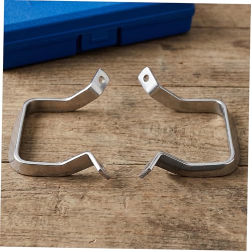 Mango lateral removible para sartén de acero inoxidable PRETYZOOM 4 piezas con espaciado de agujeros de 9.8 cm compatible con ollas a presión, woks y hervidores de agua miniatura 5
