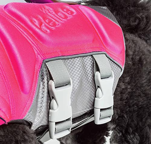 Dog Helios ® 'Tidal Guard' Multi-Point Strategically-Stitched Waterproof Dog Life Jacket - Floating Safety Vest Or Pet Life Jacket For Dogs #TOP4