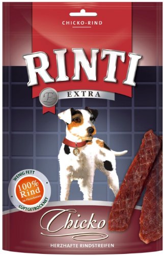 Rinti | Extra Chicko - Herzhafte Rindstreifen | 12 x 60 g