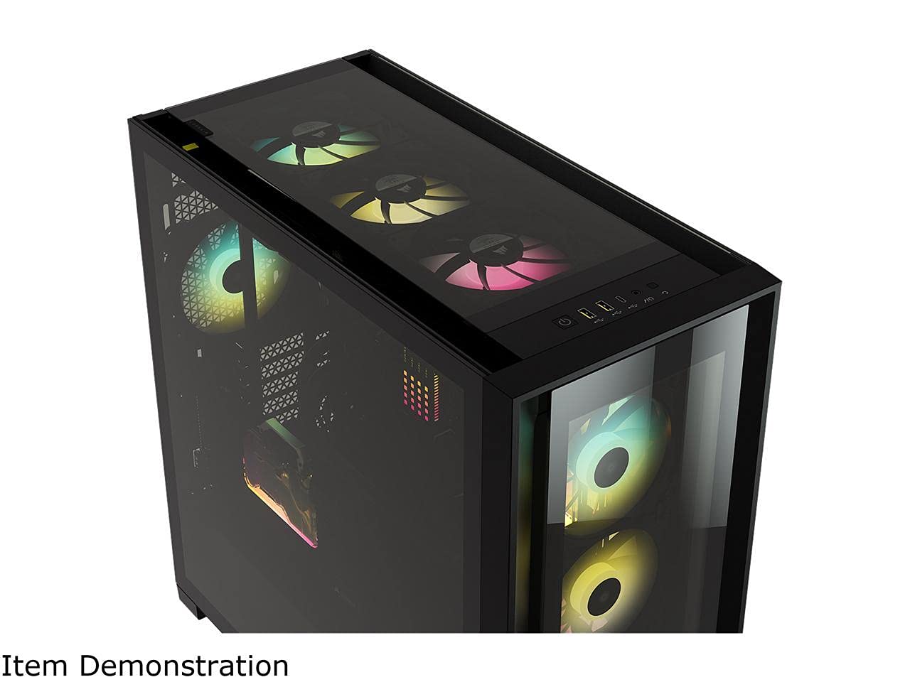 Amazon.com: CORSAIR iCUE 5000X RGB Tempered Glass Mid-Tower ATX PC