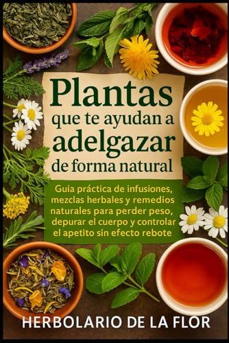 Detalle editorial de Plantas que te ayudan a adelgazar de forma natural