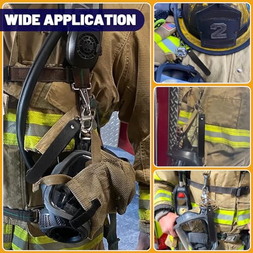 standwme Pacote com 4 manilhas de clipe de liberação rápida para máscara SCBA - Acessórios de bombei