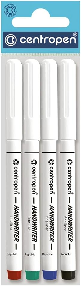 Centropen PK4 HANDWRITER MIXED UNI 2551 M, Assorted, 225510403