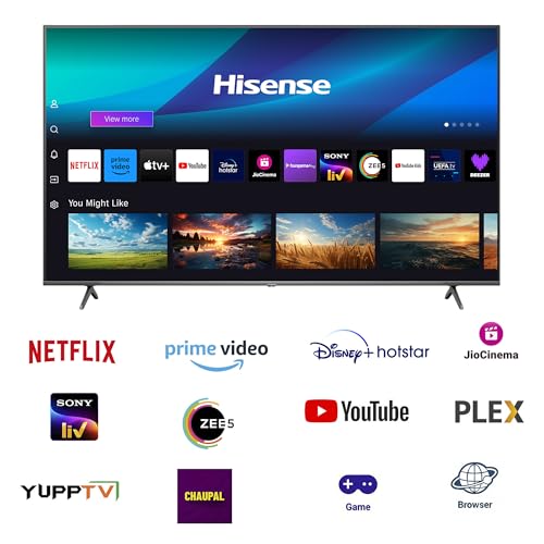 Image of Hisense 139 cm (55 inches) Q7N Series 4K Ultra HD Smart QLED TV 55Q7N (Dark Grey)