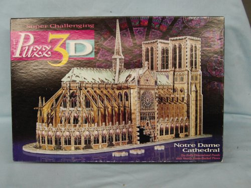 Amazon.com: PUZZ-3-D 952 Piece Jigsaw Puzzle Titled, Notre Dame
