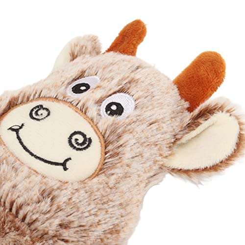 Juguete mordible sonoro para perro de peluche forma animal miniatura 5