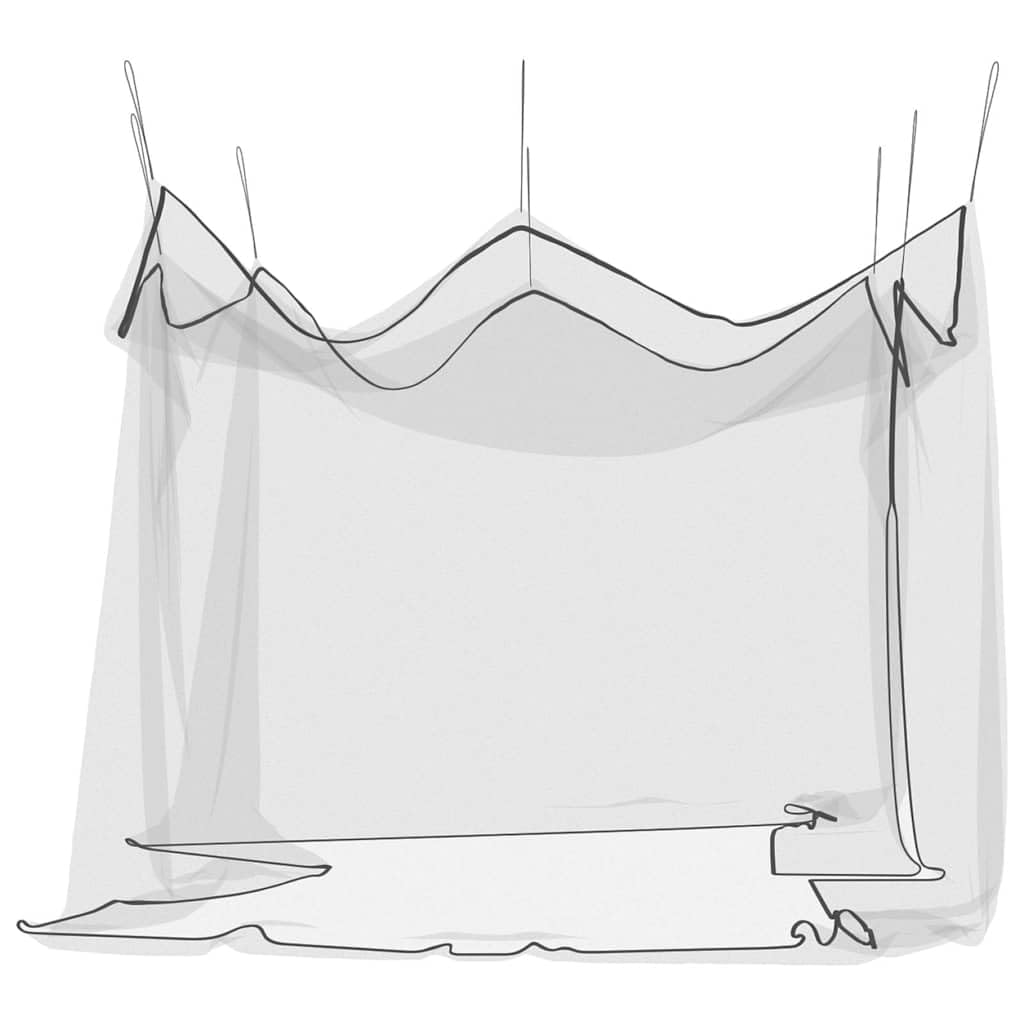 vidaXL Moustiquaire d'extérieur 220 Mailles 300x300x250 cm, moustiquaire pour lit, moustiquaire de Voyage, moustiquaire Portable