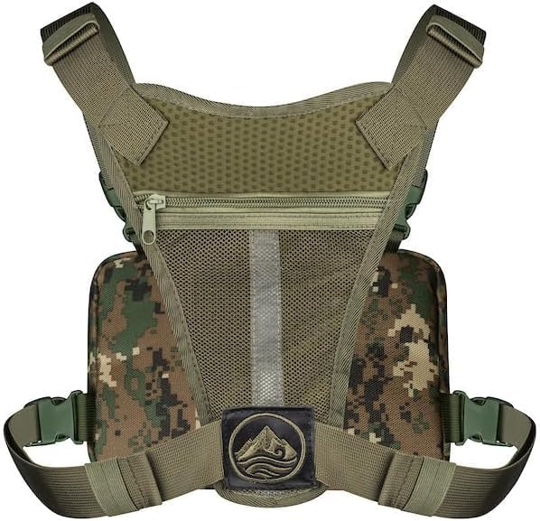 Outdoor Sports Chest Bag, CCW Concealed Carry - Tactical EDC Chest Rig, Molle & Pistol Holster for Men Women - Quick Release Harness Pack for Hunting Hiking Fishing Running - Lightweight Outdoor Vest - Image 7