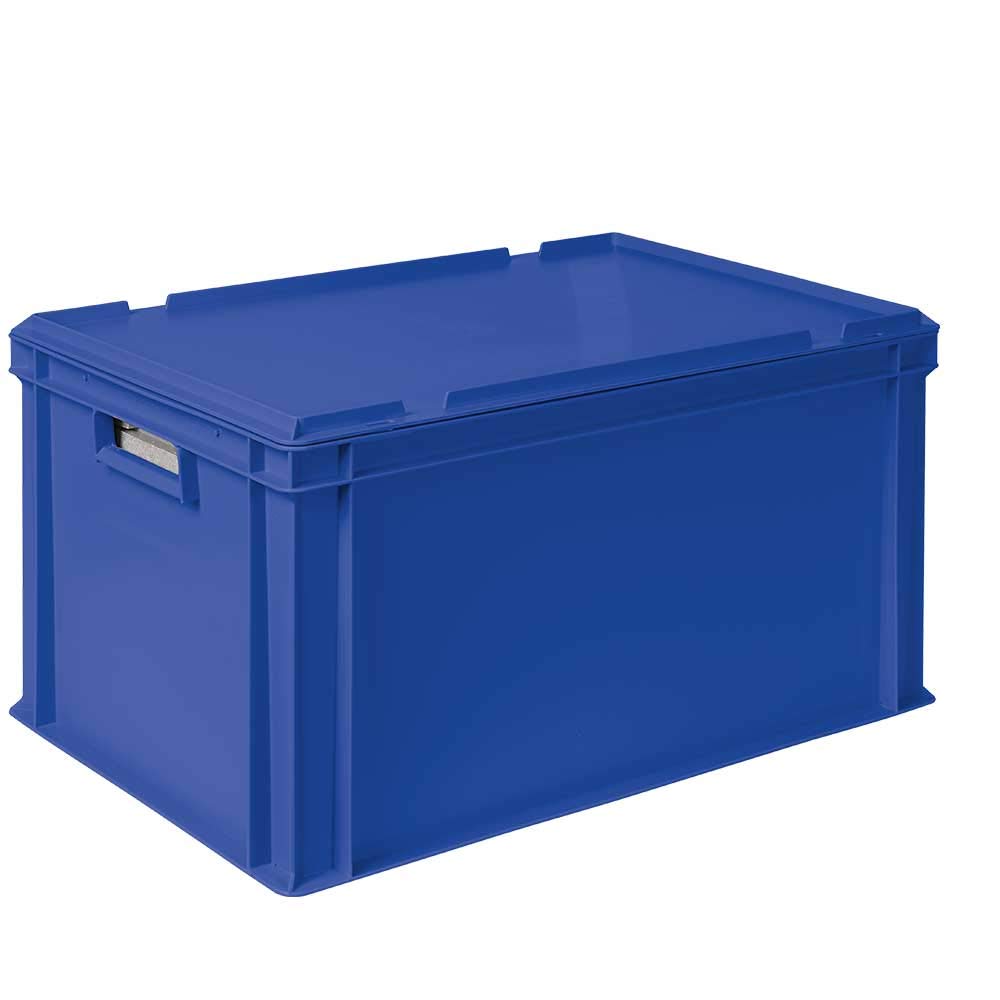 BRB Set, 2x 31,6 Liter Thermobox aus EPS in Eurobox 600x400, blau, mit Deckel