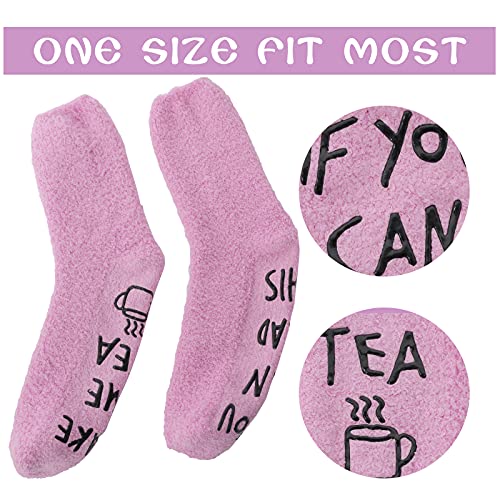If You Can Read This Make Me Some Tea Socks with Cupcake Gift Packaging Funny Gifts for Women,Wife,Mum,Tea Lover4