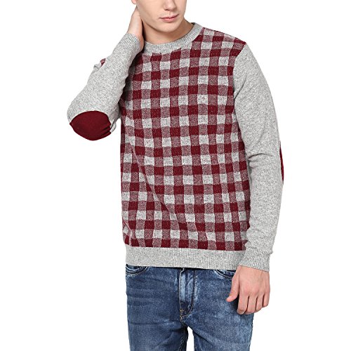 american swan Men's Round Neck Wool 