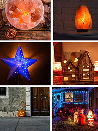 Mandala Crafts Himalayan Salt Lamp Replacement Light Bulb For Salt Rock Lamp, Night Light, E12 15-Watt, 12 Pack #TOP5