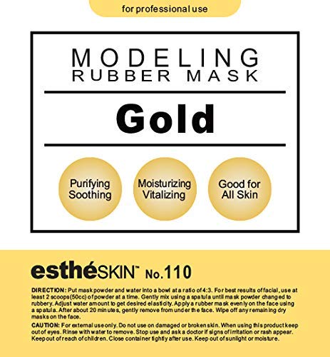 Miniatura 2 de No.110 Gold Modeling Mask Powder para tratamiento facial profesional, 35 onzas (paquete de 1)
